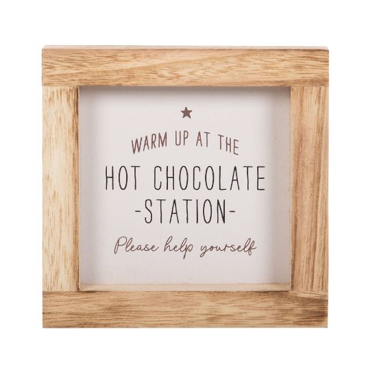 Picture of Hot Chocolate Station Wooden Sign