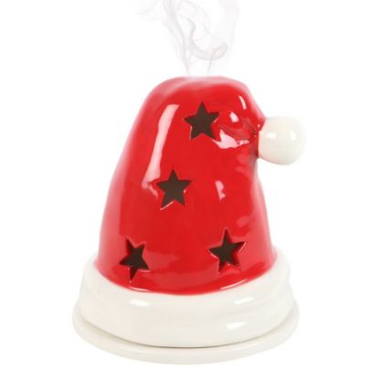 Picture of Santa Hat Incense Cone Burner and Tealight Holder