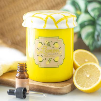 Picture of Lemon Curd Jar Oil Burner and Wax Warmer