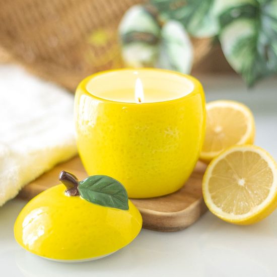 Picture of Lemon Shaped Candle Jar