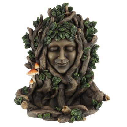 Picture of Green Goddess Bird Feeder Hanging Plaque 