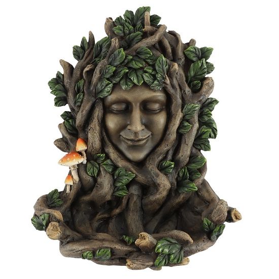 Picture of Green Goddess Bird Feeder Hanging Plaque 