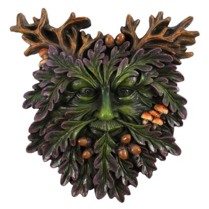 Picture of Green Man Small Face Plaque