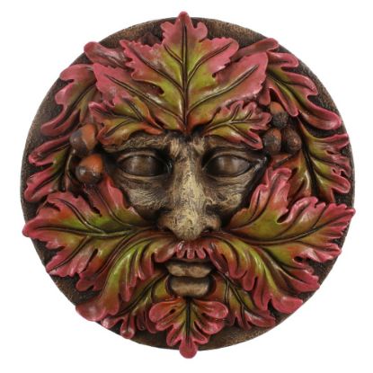 Picture of Green Man Round Face Plaque