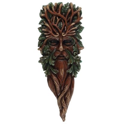 Picture of 42x15cm Green Man Wall Plaque