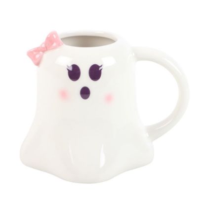 Picture of Mrs Boo Ghost Shaped Mug with Bow