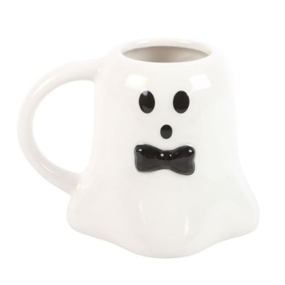 Picture of Mr Boo Ghost Shaped Mug with Bow Tie