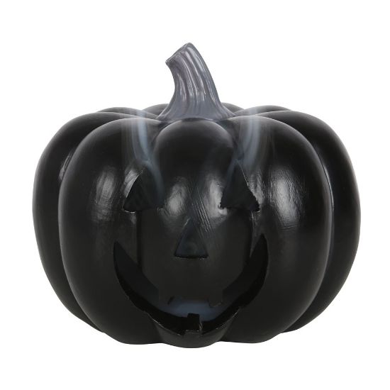 Picture of Black Pumpkin Incense Cone Holder