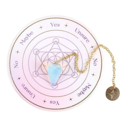 Picture of Opalite Pendulum Divination Kit