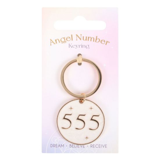 Picture of 555 Angel Number Keyring