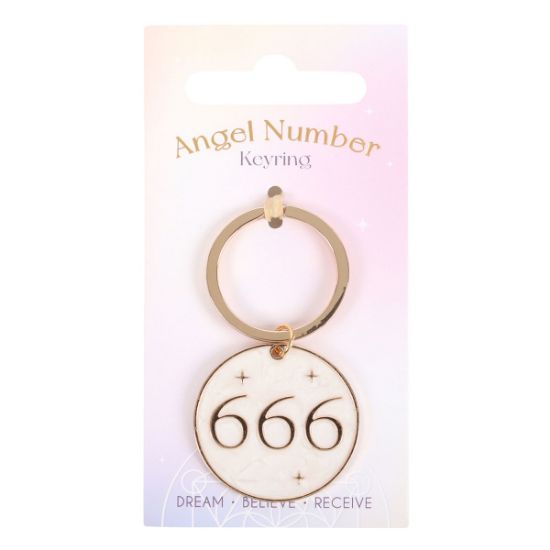 Picture of 666 Angel Number Keyring