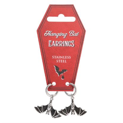 Picture of Hanging Bat Earrings