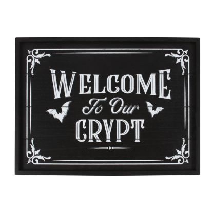 Picture of Welcome To Our Crypt Wall Plaque