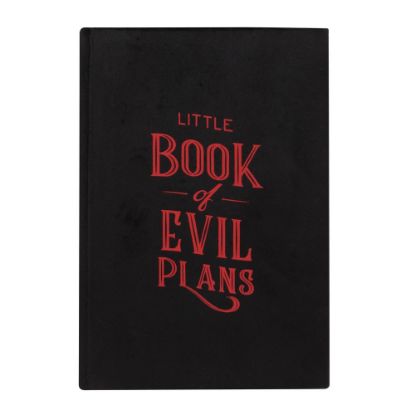 Picture of Little Book Of Evil Plans Velvet A5 Notebook