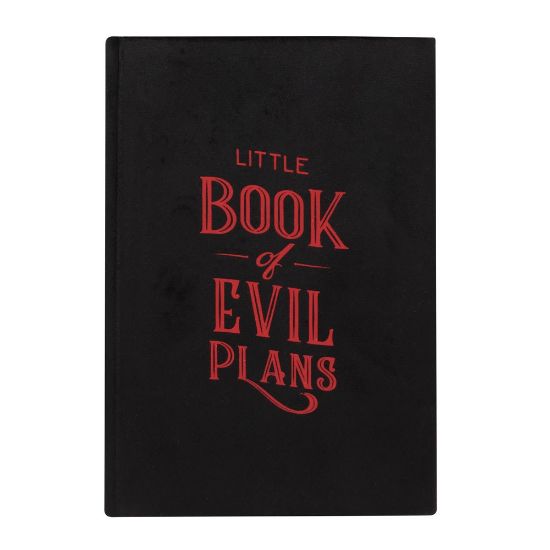 Picture of Little Book Of Evil Plans Velvet A5 Notebook