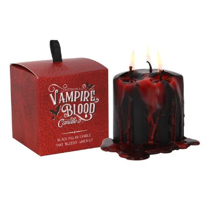 Picture of Small Vampire Blood Pillar Candle