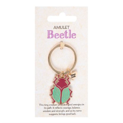 Picture of Lucky Gold Beetle Keyring