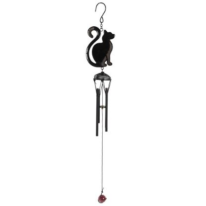Picture of Black Cat Profile Windchime