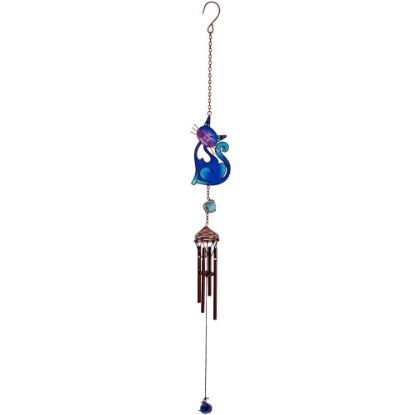 Picture of Blue Slinky Cat Windchime