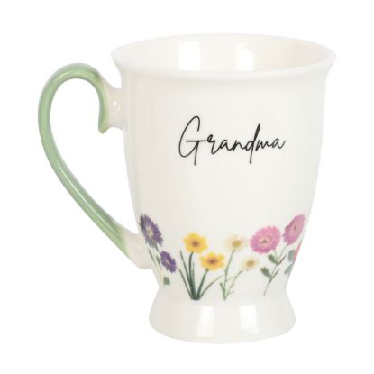 Picture of Grandma Wildflower Pedestal Mug