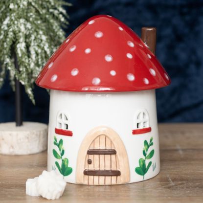 Picture of Mushroom House Oil Burner and Wax Warmer