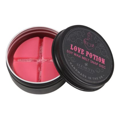 Picture of Love Potion Soy Wax Snap Disc