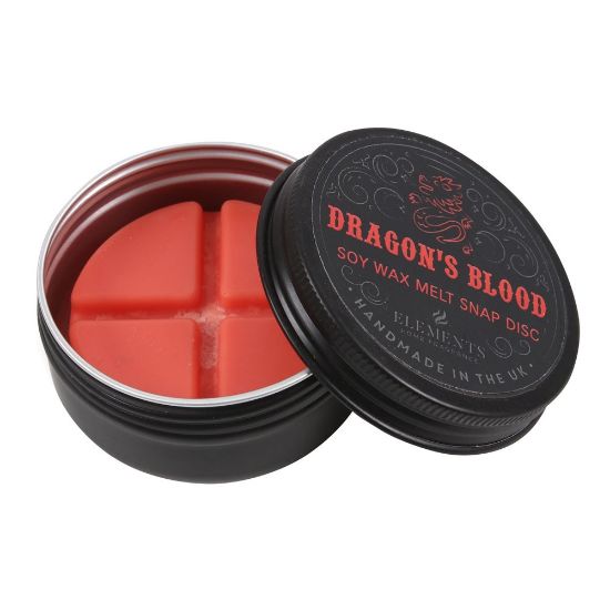 Picture of Dragon's Blood Soy Wax Snap Disc