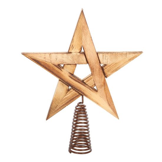 Picture of Wooden Pentagram Tree Topper