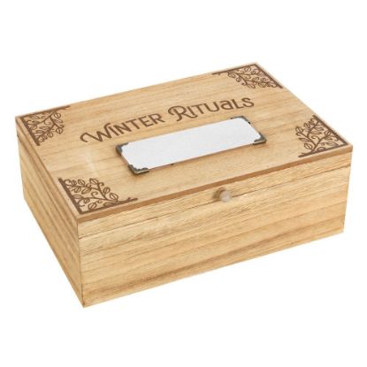 Picture of 30cm Wooden Winter Rituals Box