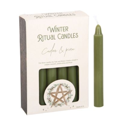 Picture of Cedar & Pine Winter Ritual Spell Candles