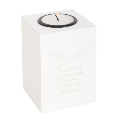 Picture of Feathers Appear Angel Wing Tealight Holder