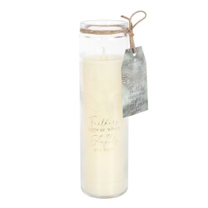 Picture of Feathers Appear Vanilla Tube Candle