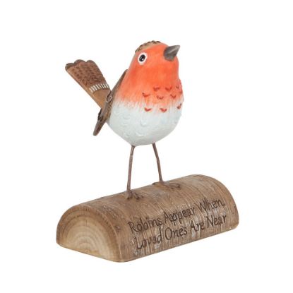 Picture of Robins Appear Resin Ornament
