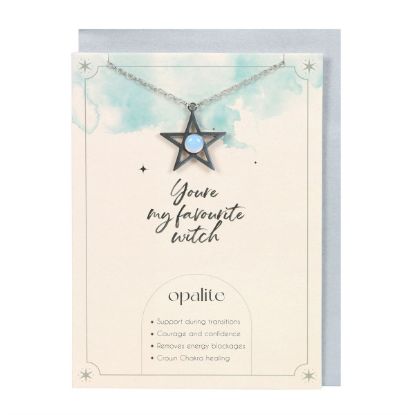 Picture of Opalite Star Necklace Card