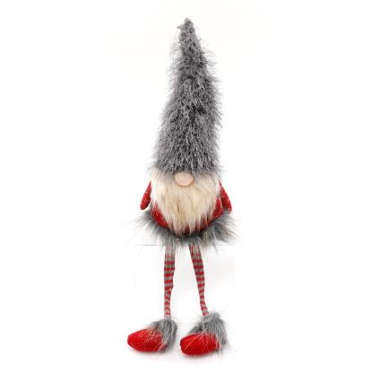 Picture of 67cm Grey and Red Christmas Gonk with Dangly Legs