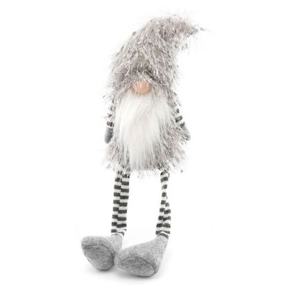 Picture of Grey Plush Santa Gonk with Dangly Legs