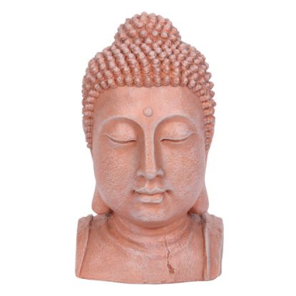 Picture of 41cm Terracotta Effect Buddha Head Ornament