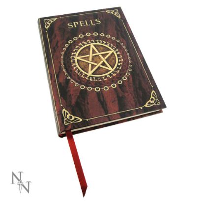 Picture of Embossed Spell Book Red 17cm