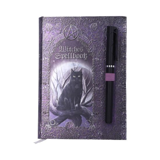 Picture of Embossed Witches Spell Book A5 Journal with Pen P6