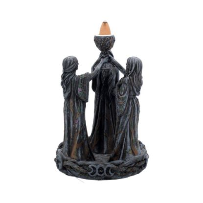 Picture of Mother Maiden & Crone Backflow Incense Burner 18cm