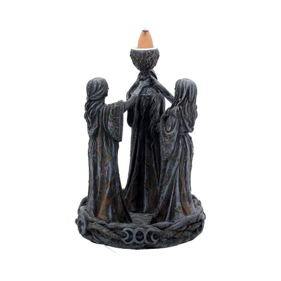 Picture of Mother Maiden & Crone Backflow Incense Burner 18cm