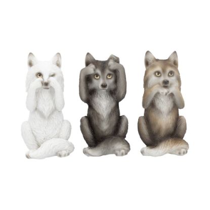 Picture of Three Wise Wolves 10cm