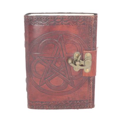 Picture of Pentagram Leather Embossed Journal & Lock