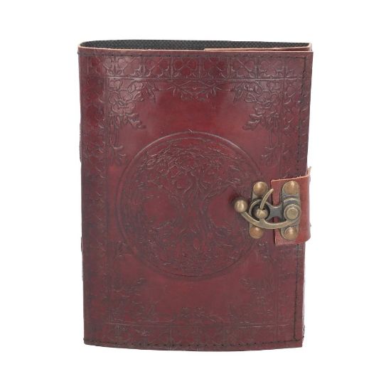 Picture of Tree Of Life Leather Journal w/lock 15 x 21cm