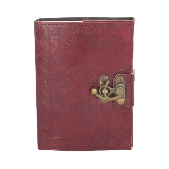 Picture of Tree Of Life Leather Journal w/lock 13 x 18cm