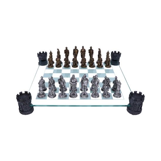 Picture of Medieval Knight Chess Set 43cm