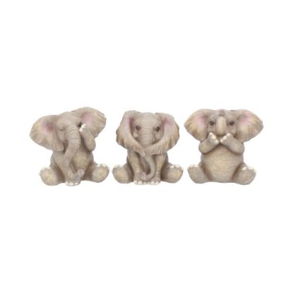 Picture of Three Baby Elephants 8cm