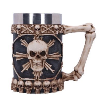 Picture of Large Tankard of Skulls 16cm
