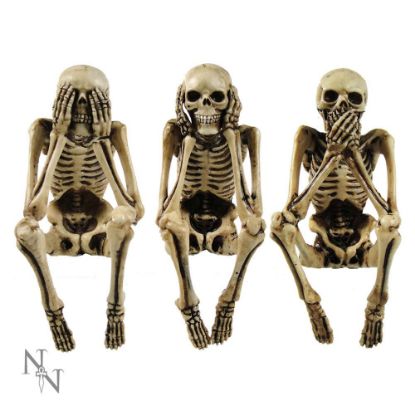 Picture of Three Wise Skeleton 10cm