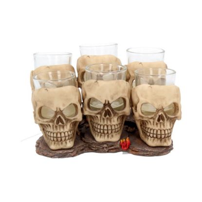 Picture of Six Shooter Skulls 10cm (set of 6)